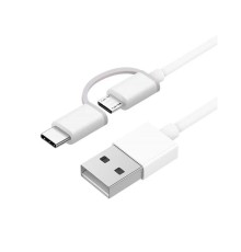 Кабель Xiaomi Micro-USB to Type-C 2-in-1 USB Cable (30см) SJV4083TY